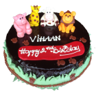 Safari fondant with chocolate